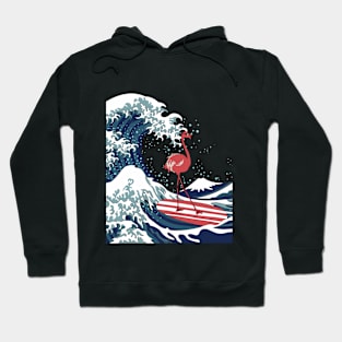 Flamingo surf Hoodie